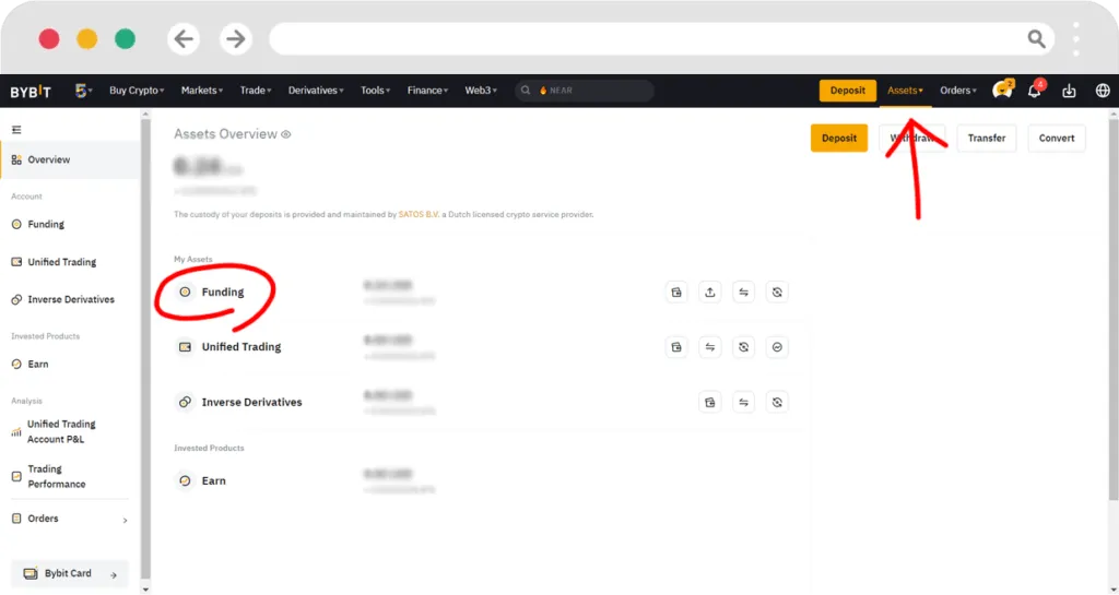 bybit funding account