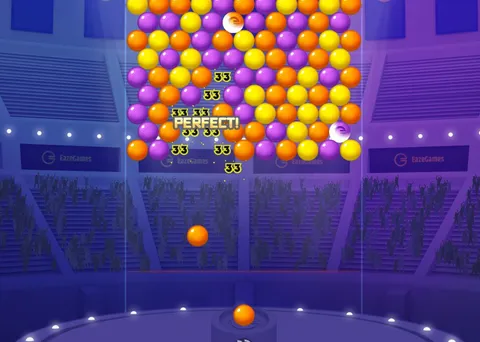 Bubble Shooter spel op een smartphone