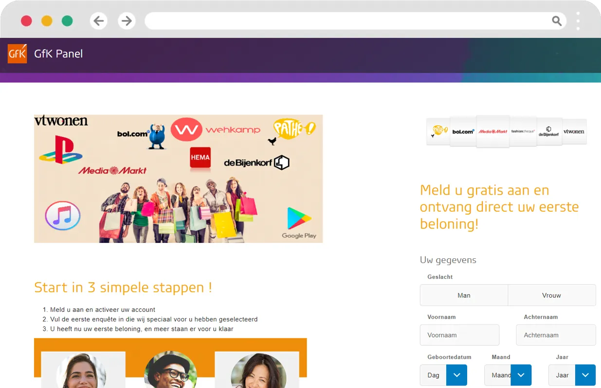gfk panel website