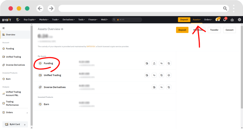 bybit funding account